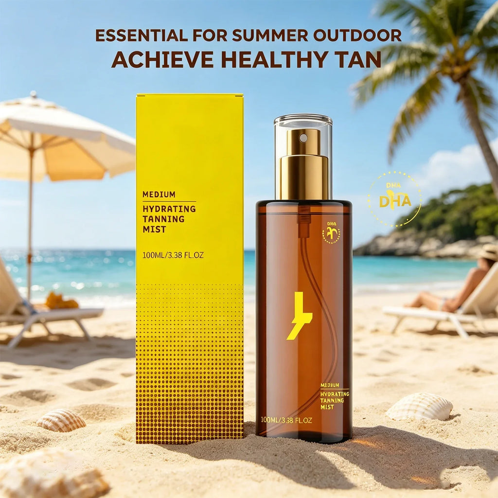 Hydrating Self Tanning Mist – Natural Glow, Streak-Free 100ml