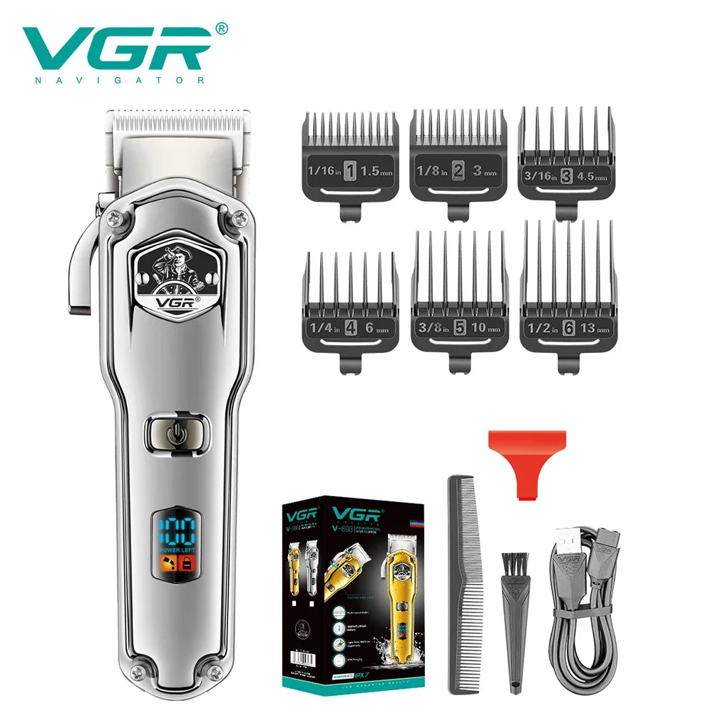 VGR V-693 Professional Cordless Hair Clipper for Men