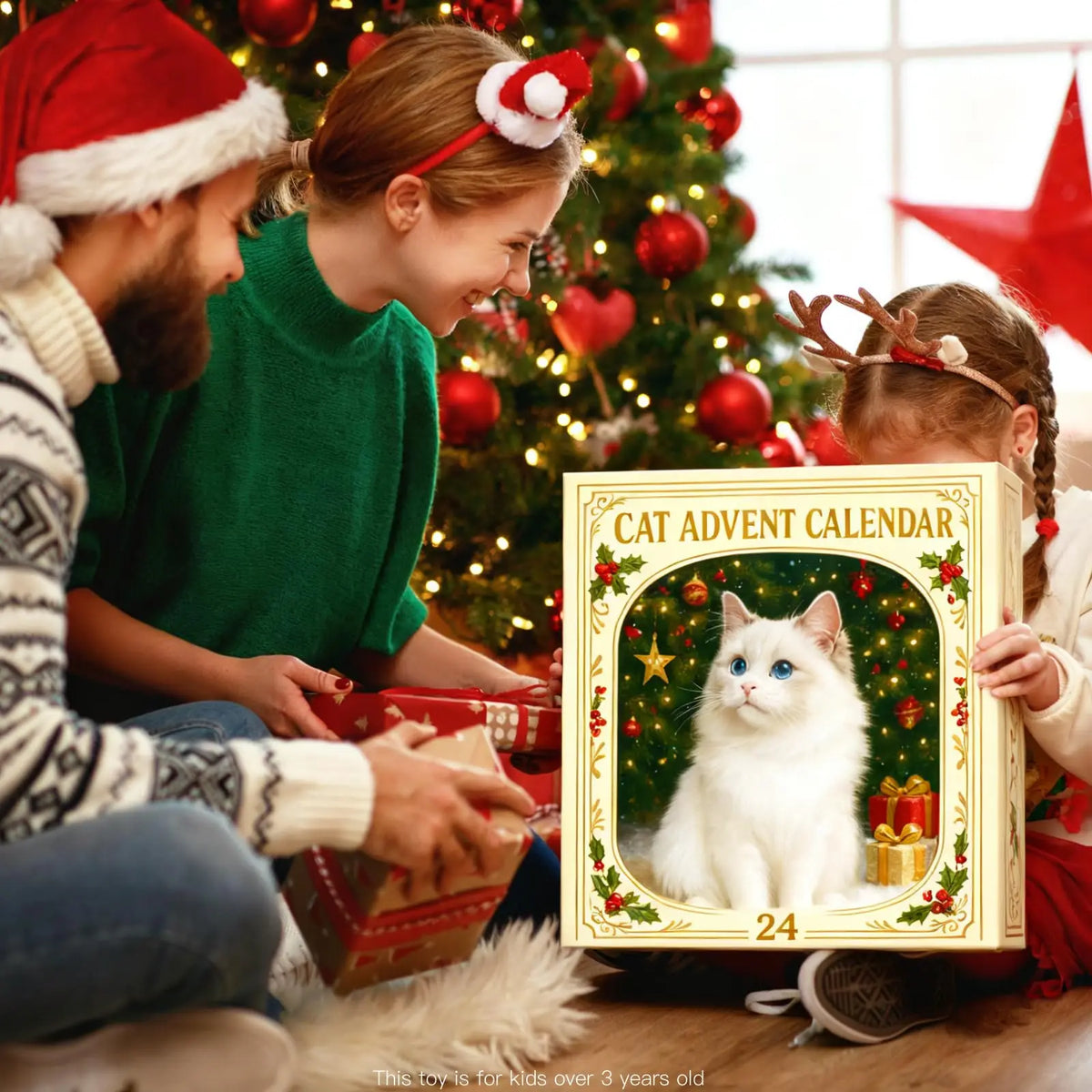 Cat Advent Calendar 2025 – 24 Cute Cat Ornaments & Charms