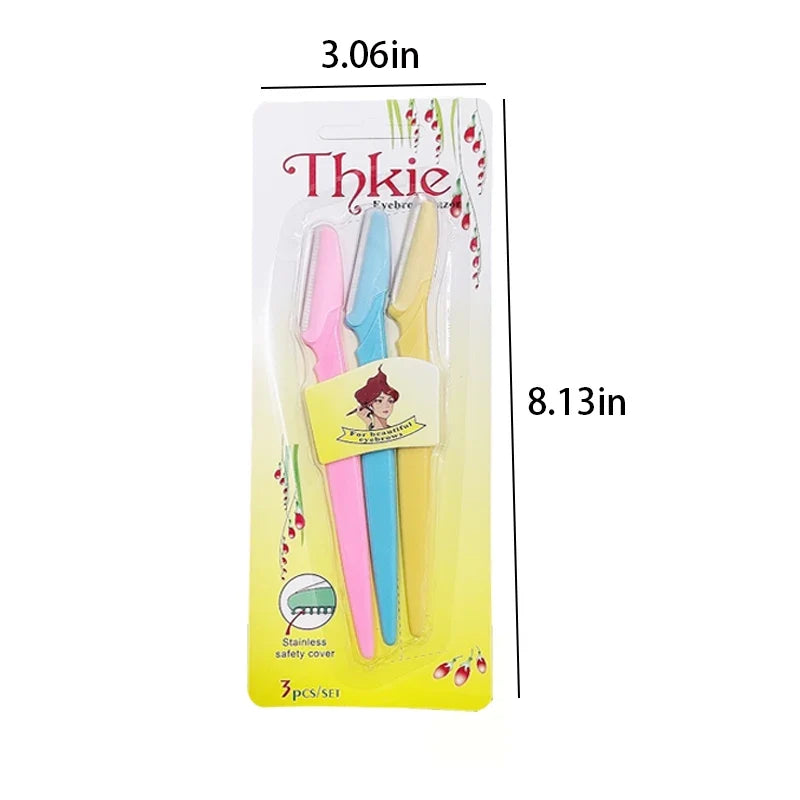 Women's Eyebrow Razor & Face Hair Trimmer Set with Covers