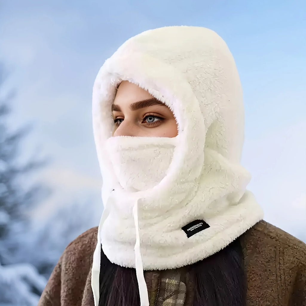 Windproof Ski Hooded Neck Warmer for Cycling & Winter Sports