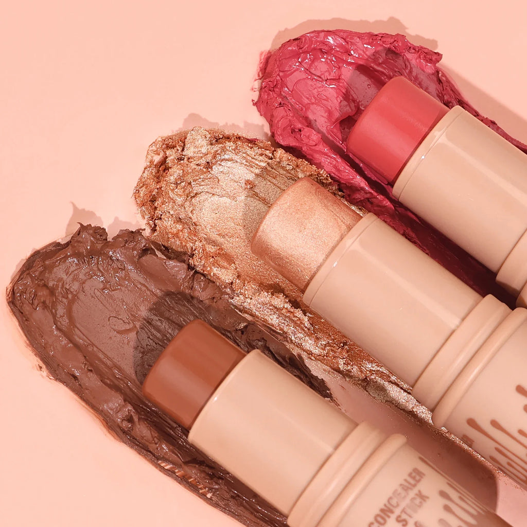 3-Piece Cream Contour Set – Contour, Highlight & Blush Sticks