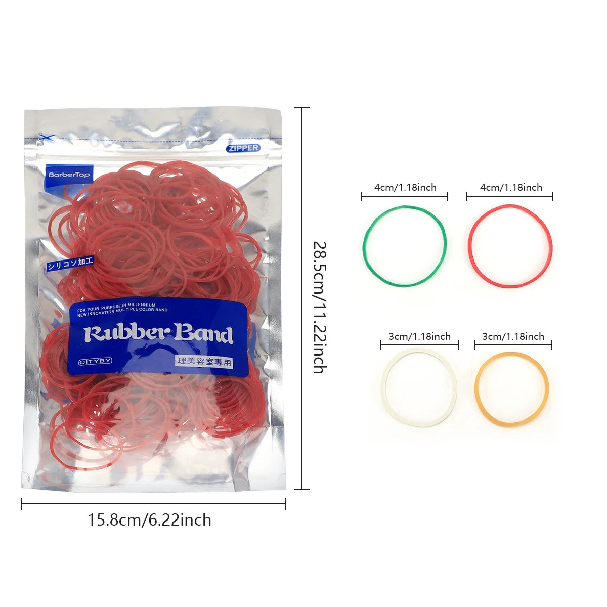 Elastic Rubber Loom Bands Kit – DIY Bracelets & Necklaces