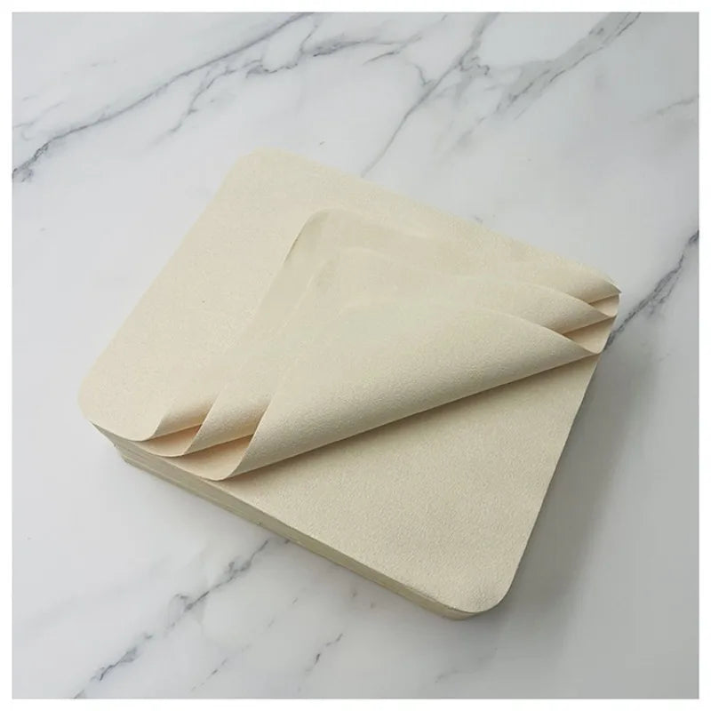 10pc Pottery Chamois Cloth Set | Ceramic Smoothing Tool Kit