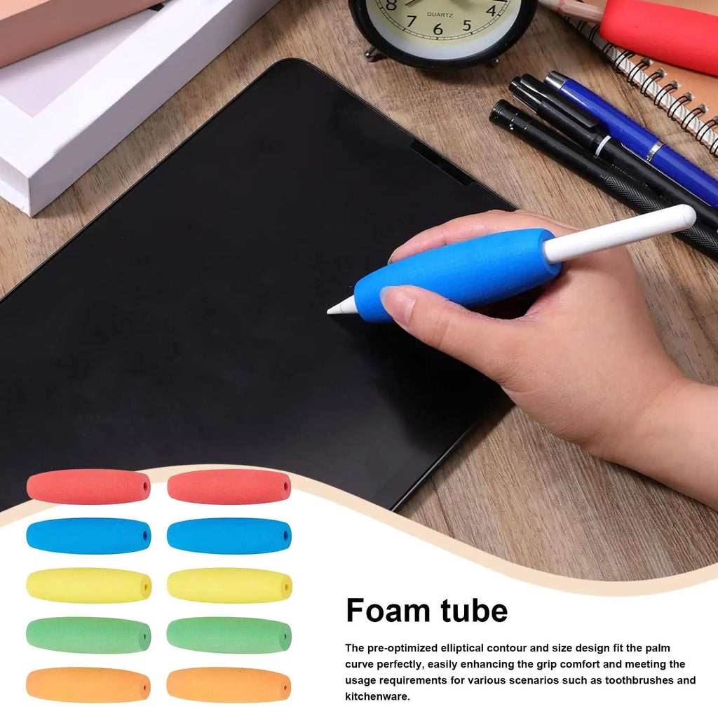 10-Pack Foam Grip Tubing – Anti-Slip Handle Padding for Utensils