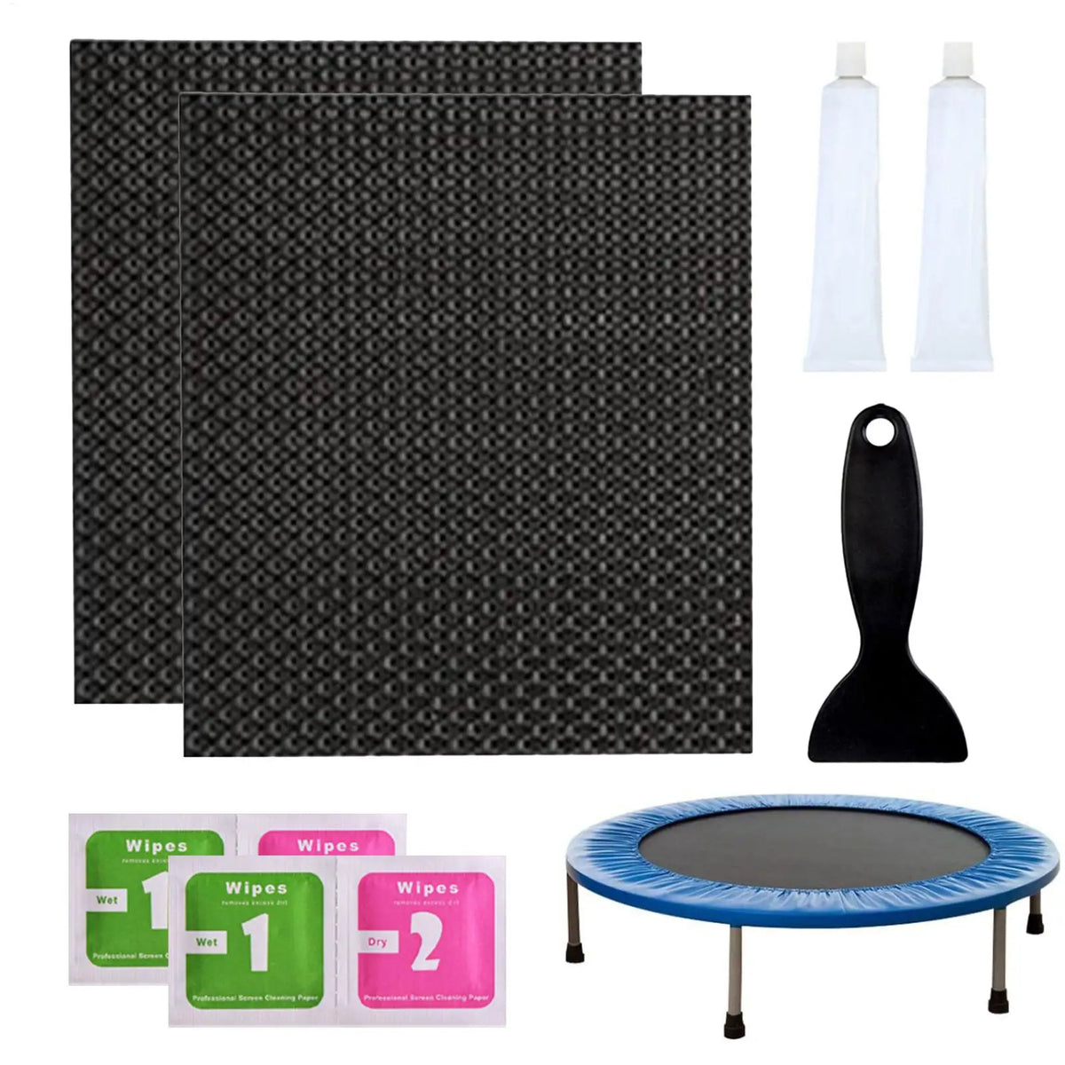 Trampoline Patch Repair Kit – Cuttable All-Weather Mat Fix