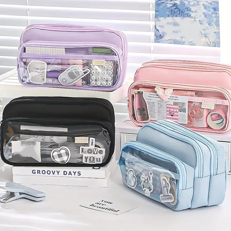 Large Capacity Pencil Case & Cosmetic Bag | Back to School