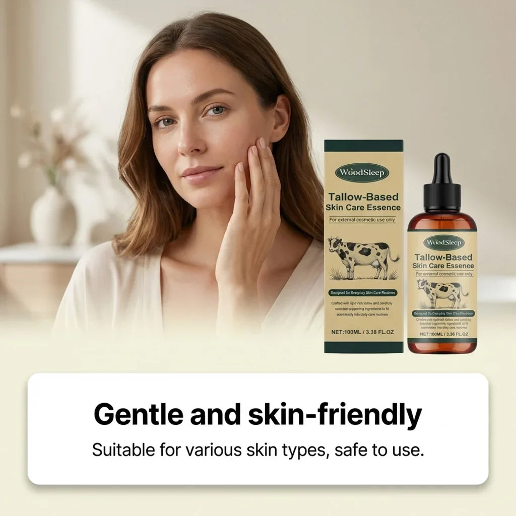 WOODSLEEP Beef Tallow Facial Serum – Hydrating Face Oil 100ml