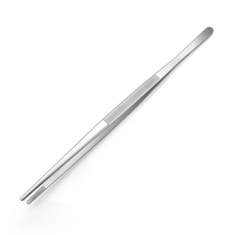 12-Inch Stainless Steel Kitchen Tongs | BBQ Chef Food Clip