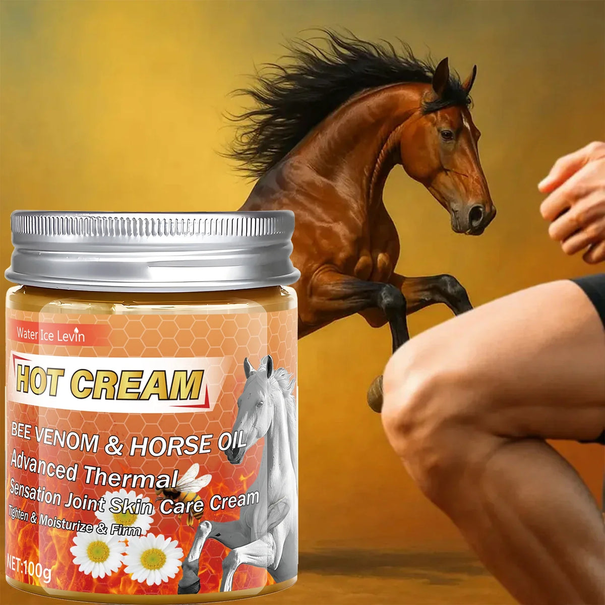 Bee Venom & Horse Oil Hot Cream – Firm & Moisturize Skin