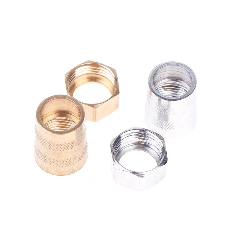 Shower Hose Nut Connector – Zinc Alloy Water Inlet Pipe Cap