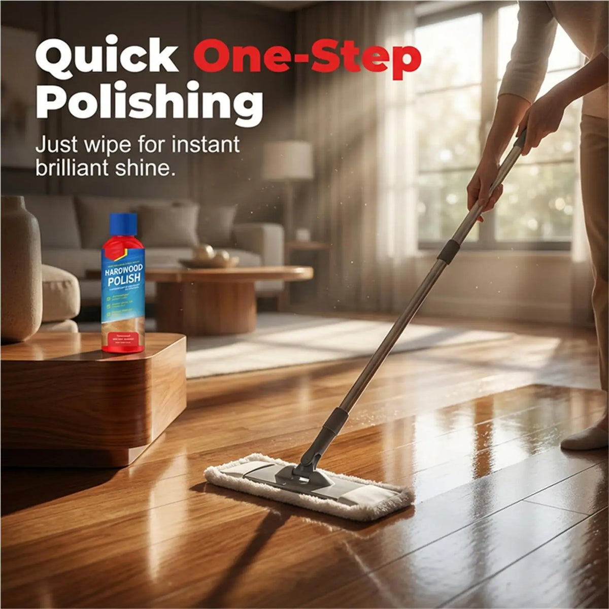 High Gloss Hardwood Floor Polish & Wood Restorer – 100ml