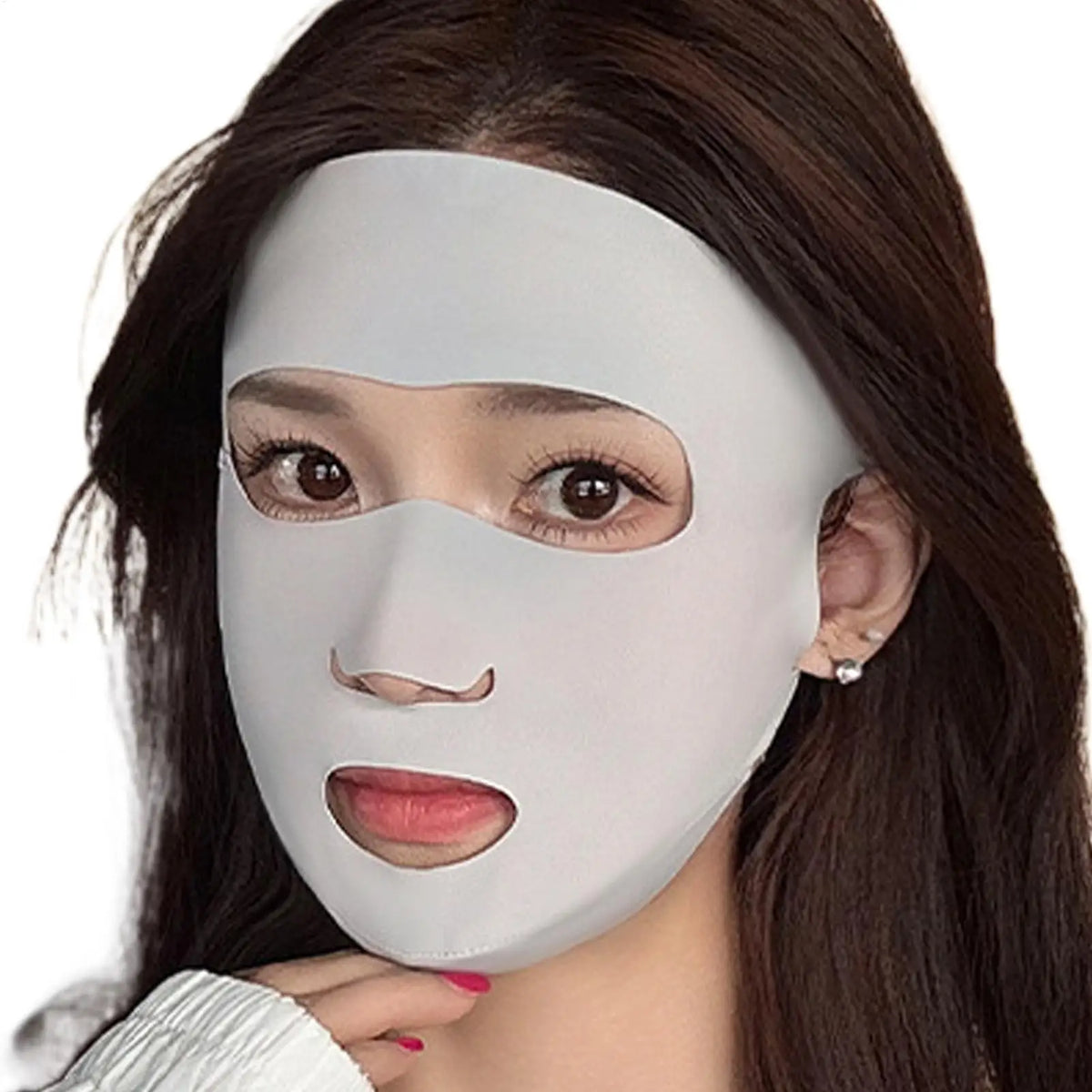 UV Ice Silk Face Cover – Breathable Sun Mask for Outdoors