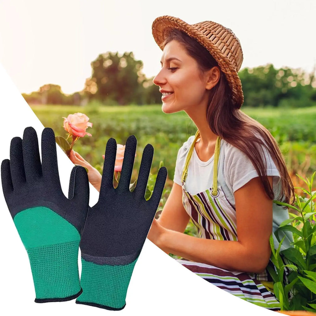 Waterproof Rubber Gardening Gloves – Thorn-Proof & Non-Slip