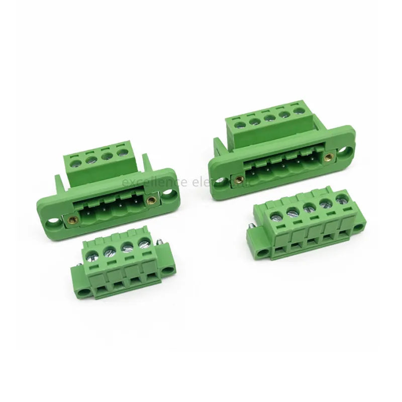 5sets 5 08 Through-wall Welding-free Terminal 2P 3P 4P 5P 6P 7P 8P