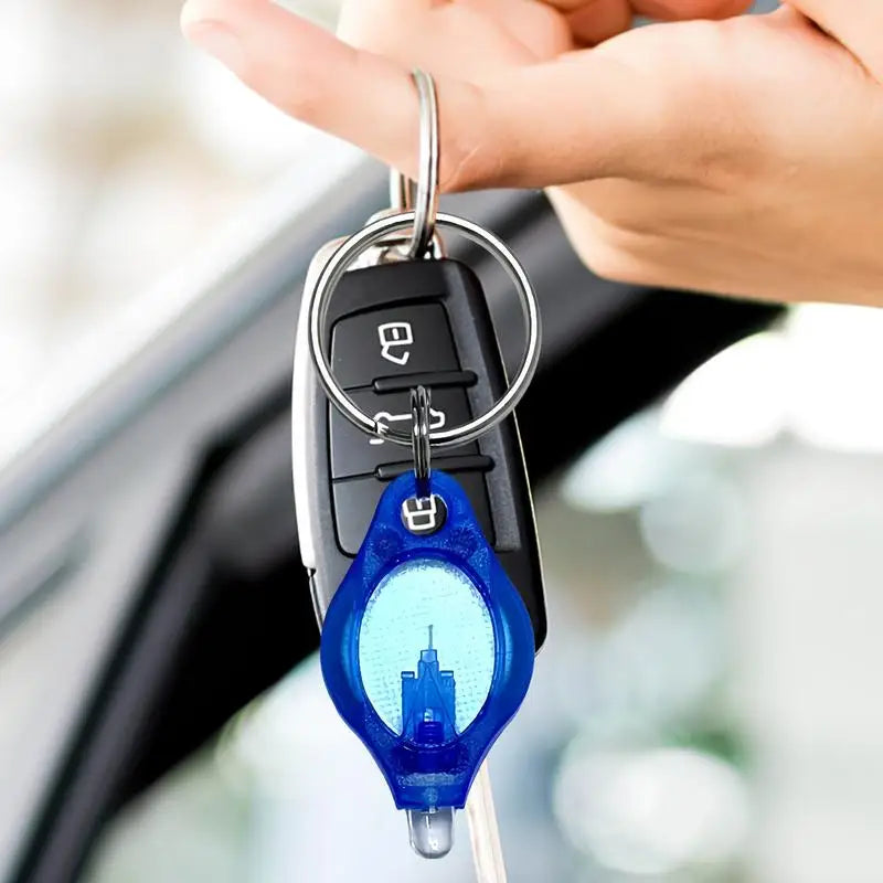 Mini LED UV Keychain Light | Portable Detector for Bags & Keys