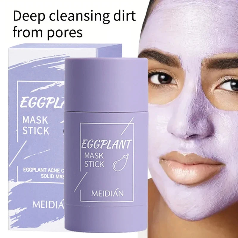 Green Tea & Eggplant Mud Mask Stick – Deep Clean & Moisturize