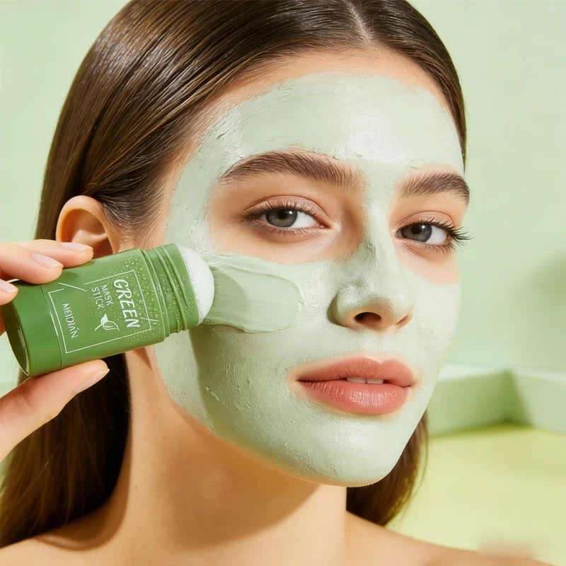 Green Tea & Eggplant Mud Mask Stick – Deep Clean & Moisturize