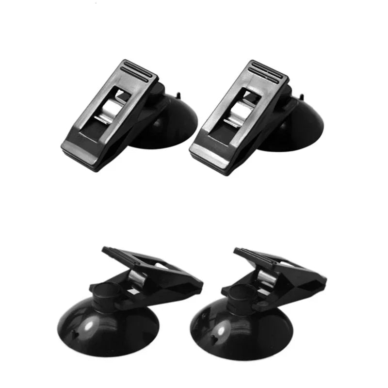 Car Window Suction Cup Clip Mount – Sunshade Holder 2pcs