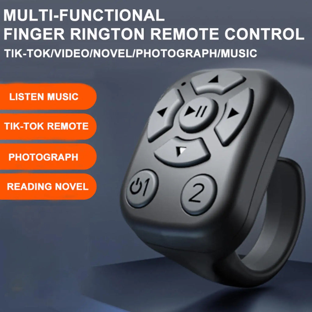 Bluetooth Scrolling Ring – Wireless Selfie & Presentation Clicker