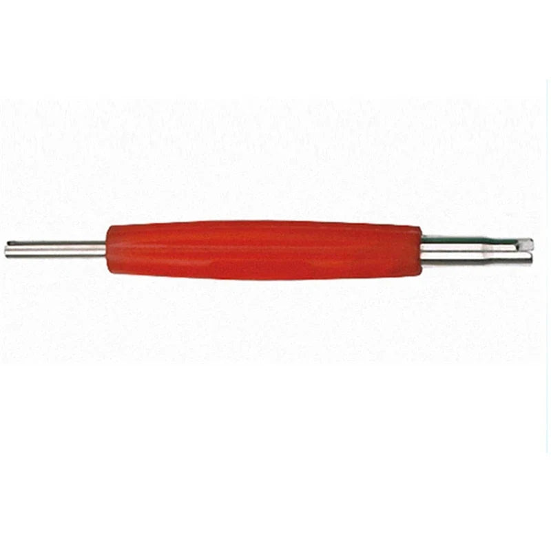 2-in-1 Valve Core Wrench – Tyre & A/C Tool for Car & Bike