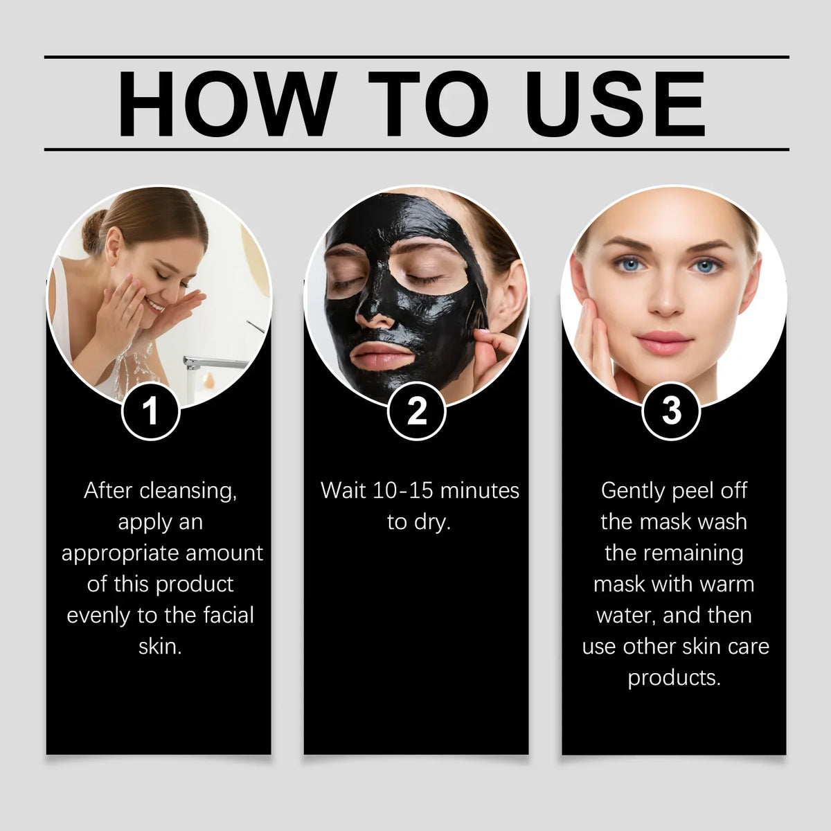 Peel-Off Mud Face Mask – Deep Pore Cleansing & Moisturizing