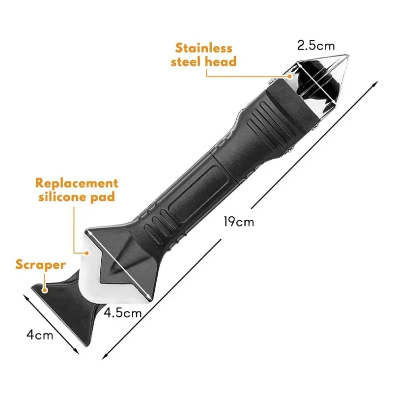 9-in-1 Caulk Finisher & Silicone Sealant Scraper Tool Set