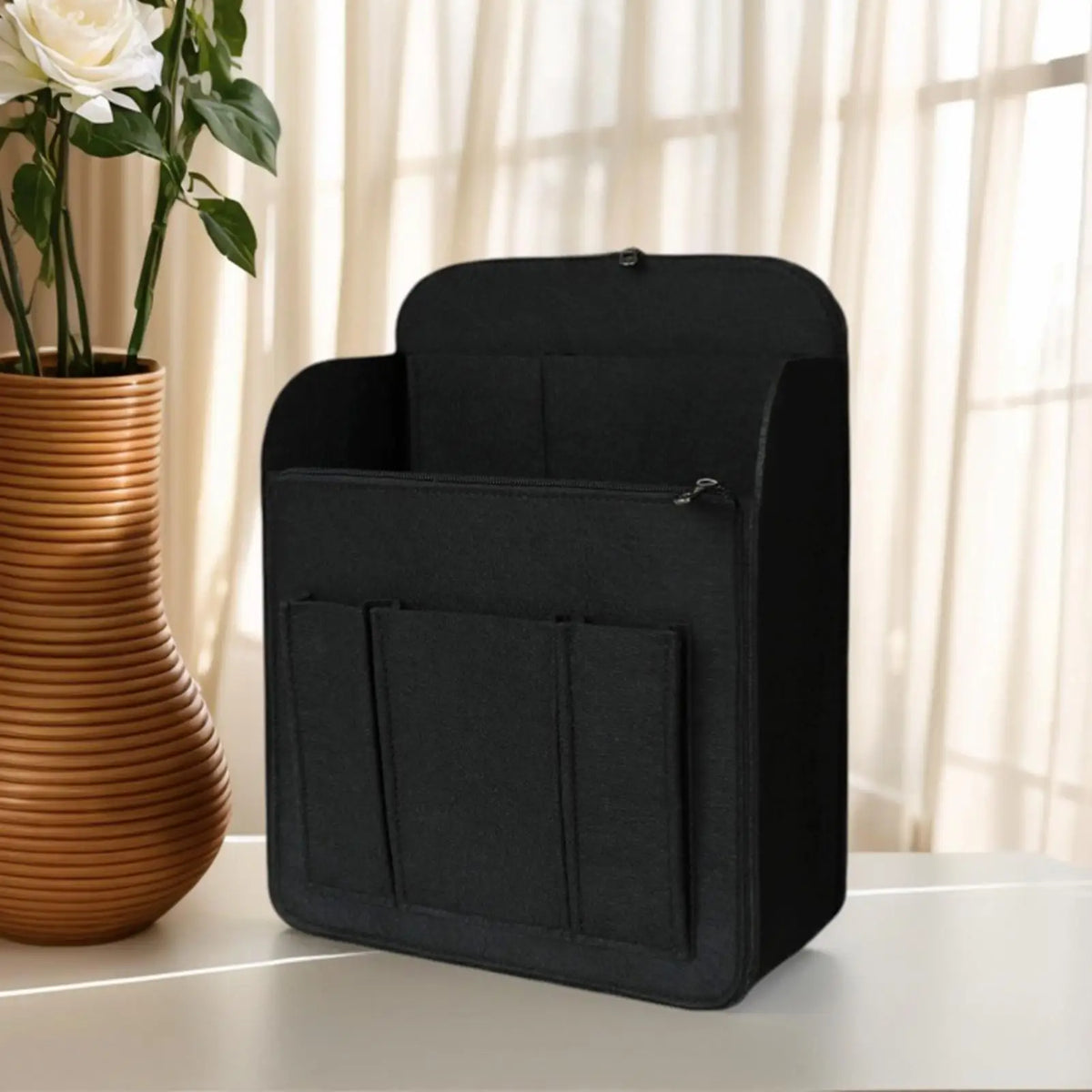Felt Backpack Insert Organizer – Multi-Pocket Storage Bag