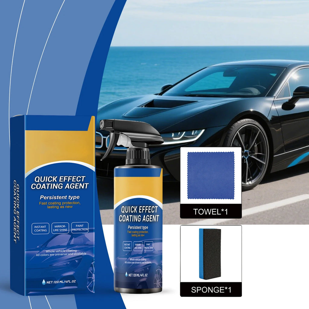 Car Coating Spray – Hydrophobic Polish & Paint Protection Kit
