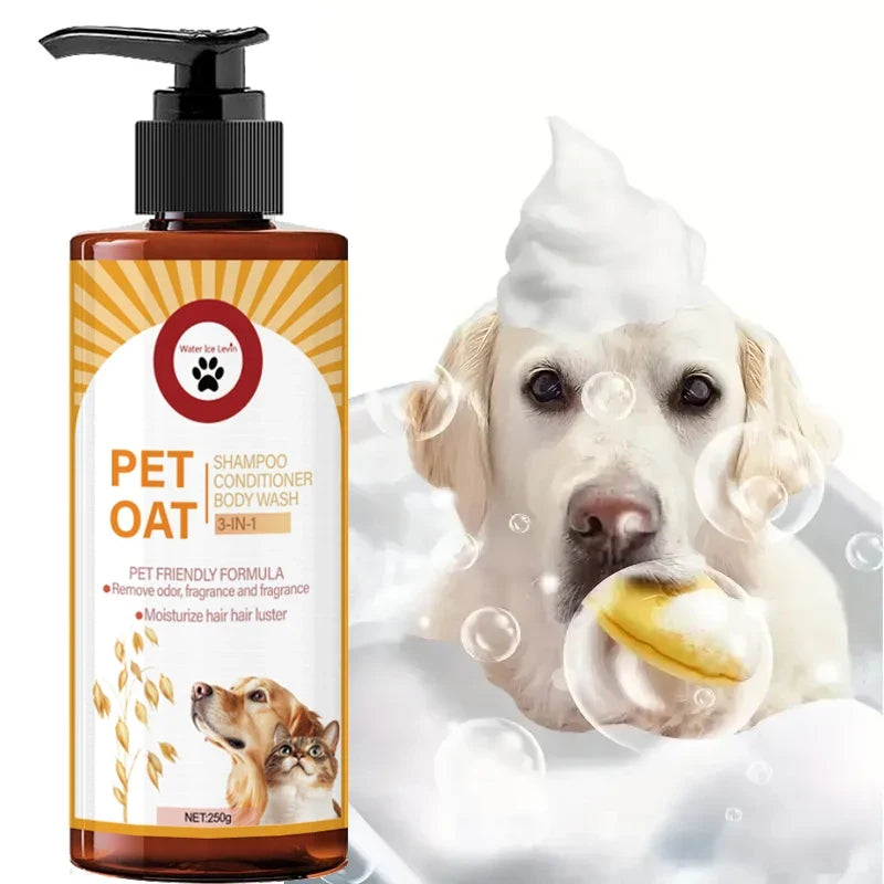 Pet Shampoo for Dogs & Cats – Odor Control, Soft Coat & Fresh Scent