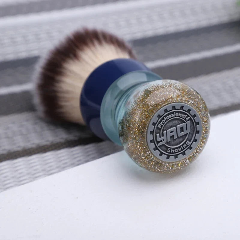 YAQI Atlantis Synthetic Hair Shaving Brush Portable Travel Cleaning