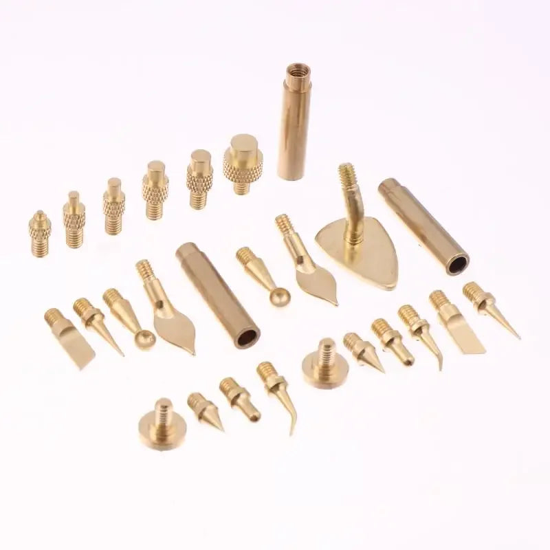 7 9 Heat Insert Nut Iron Tip M2 M3 M4 M5 M6 M8 Brass Thread Embedded