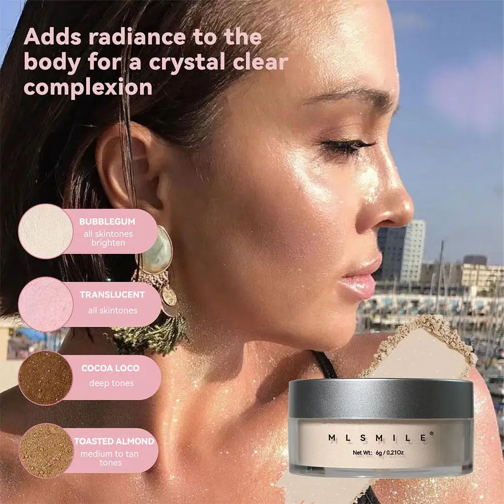 Glitter Loose Setting Powder – Oil Control & Long-Lasting Shimmer