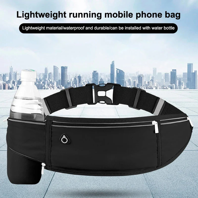 Waterproof Running Waist Pack – Unisex Sports Phone Belt Bag