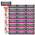 6-Blade Women's Manual Razor | Full Body Hair Removal