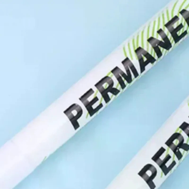 White Permanent Marker Pens Deep Hole Wood Rock Plastic Leather Glass