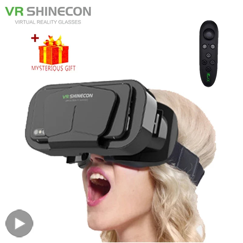 Shinecon VR Headset 3D Glasses for iOS & Android Smartphones