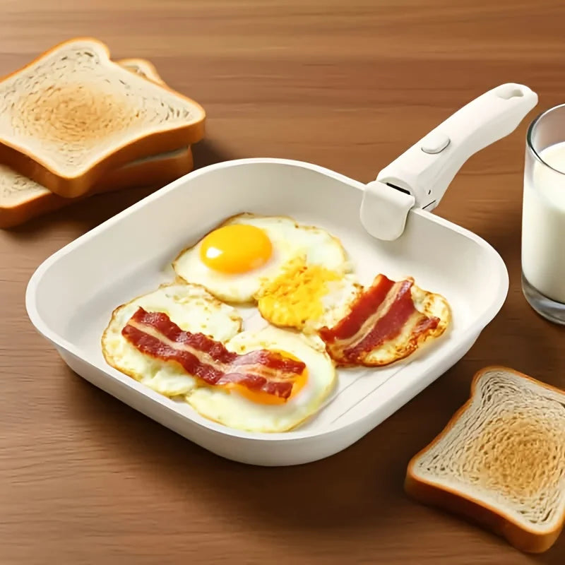 KEMORELA 26cm Non-Stick Frying Pan – Detachable Handle & Induction