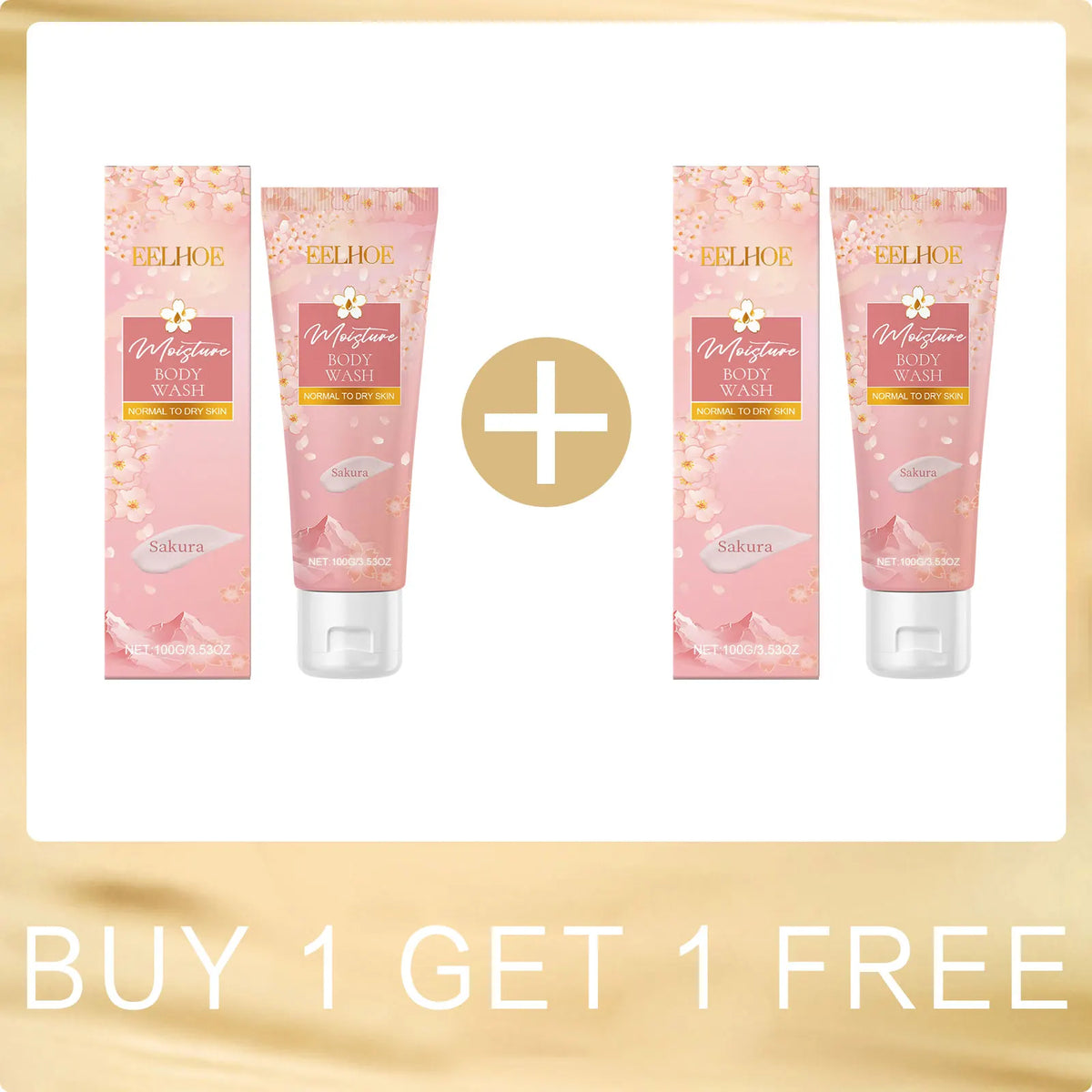 EELHOE Sakura Body Care Set – Shower Gel, Lotion & Body Spray