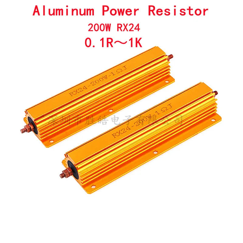 200W RX24 Aluminum Wirewound Resistor 0.1Ω–1KΩ | NioCen