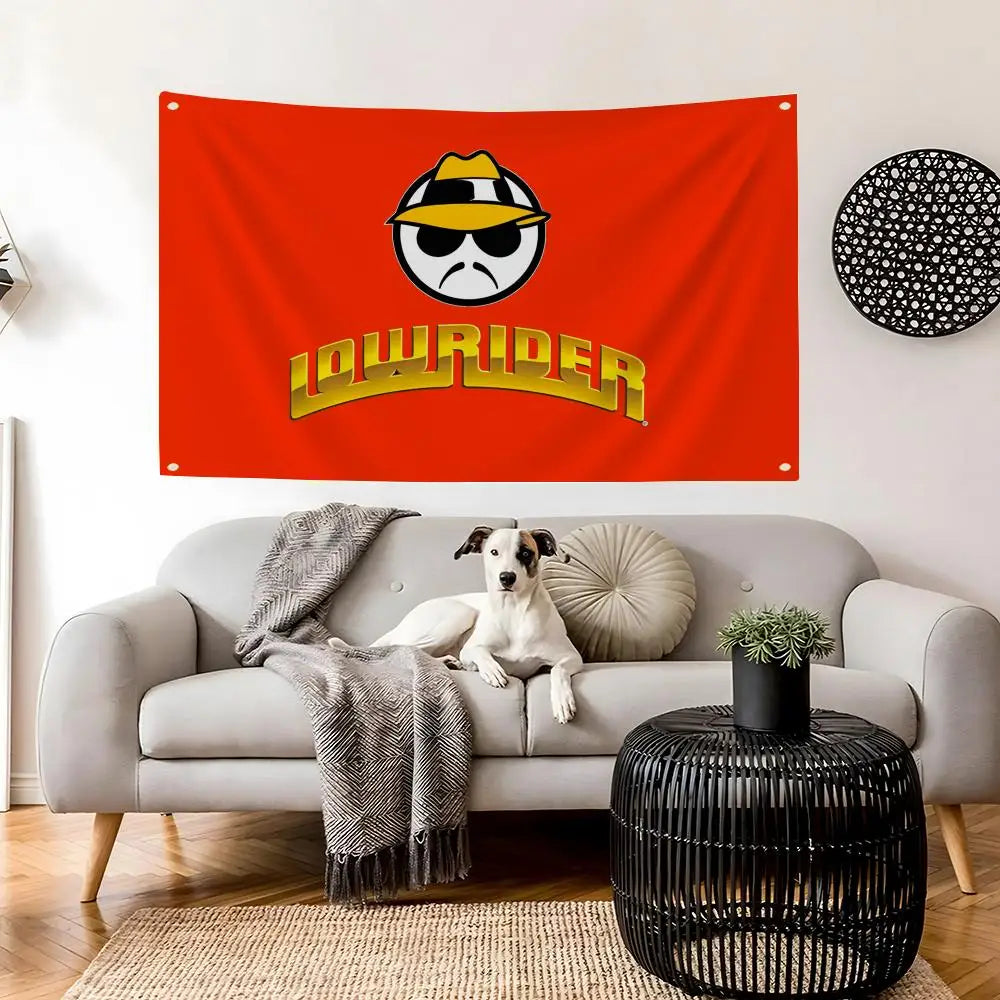 Lowrider Art Flag – Indoor Wall & Outdoor Event Banner