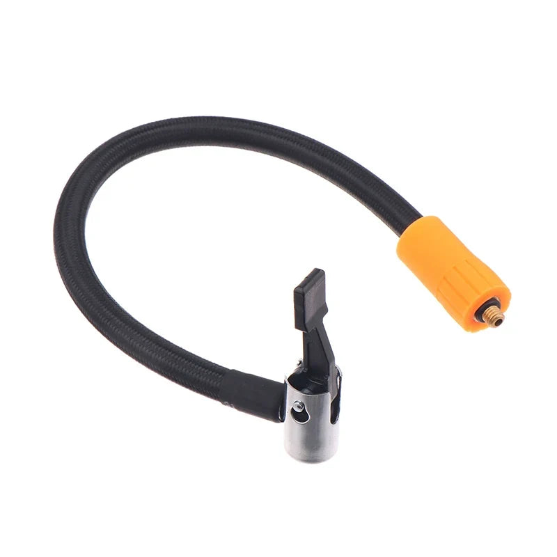 30CM Tire Inflation Hose Adapter M6 Locking Air Chuck