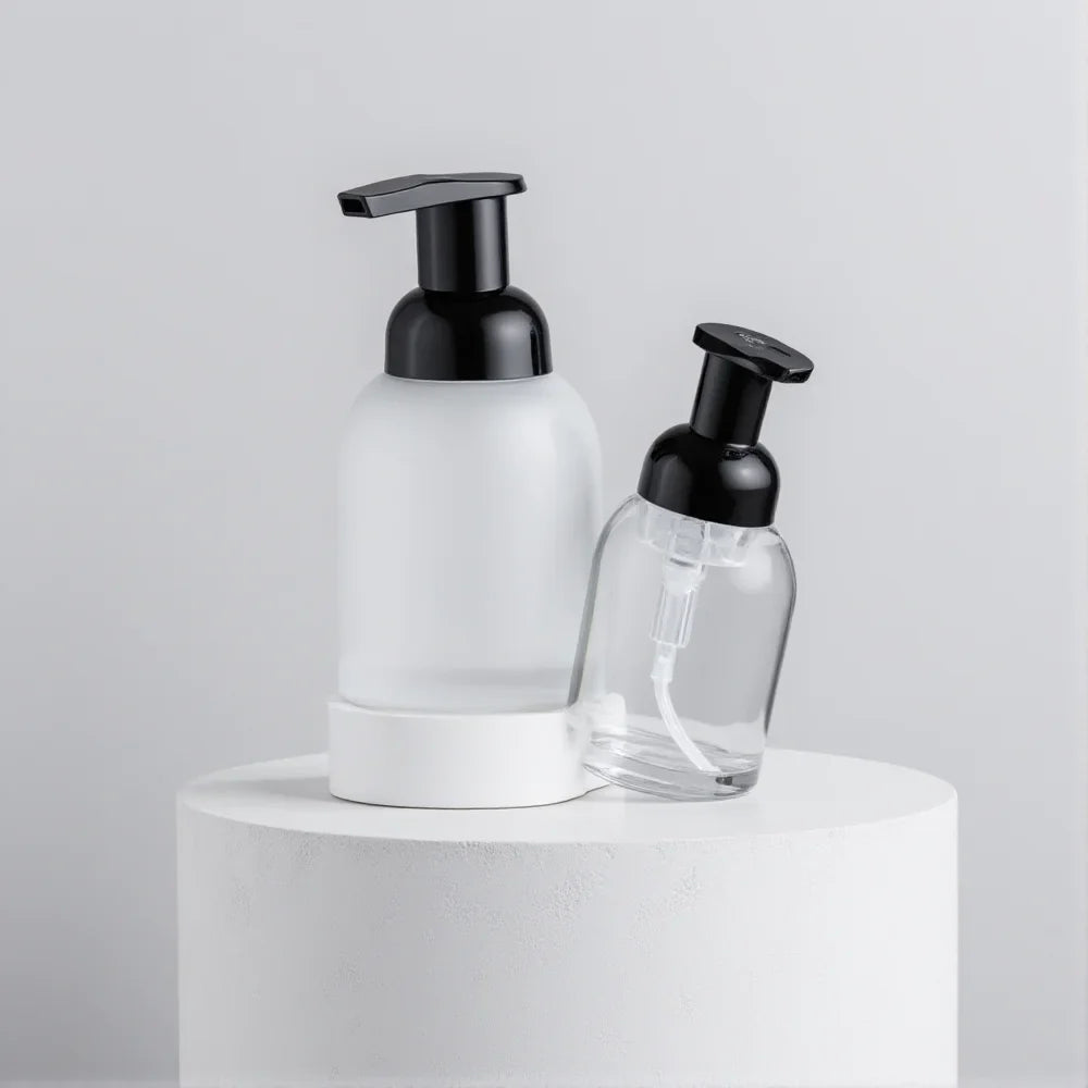 Glass Foam Pump Bottle 250ml & 375ml | Refillable Dispenser