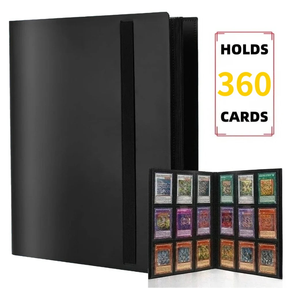 9-Pocket Trading Card Binder – 360-Card Side-Loading Album