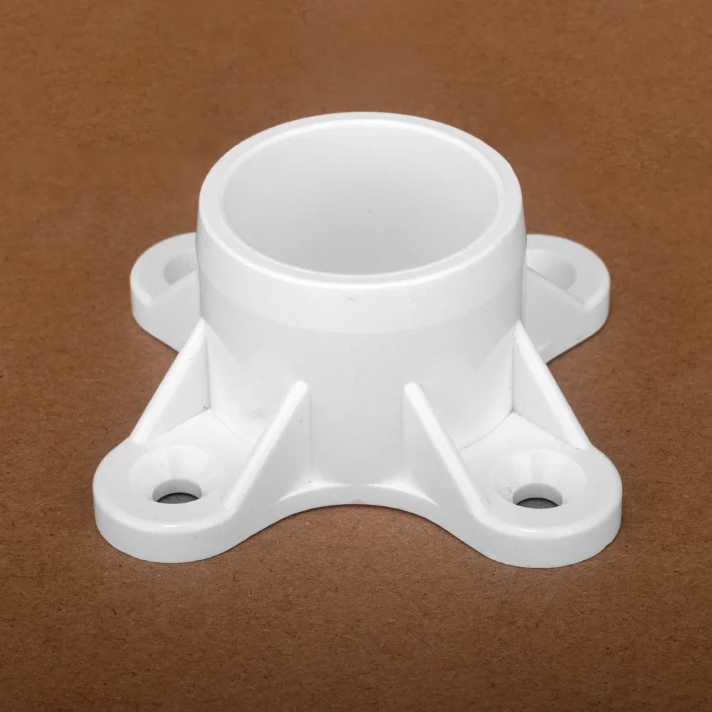 SCH40 PVC Flange Fittings – 3/4" Pipe Connector | Shelves & Tables