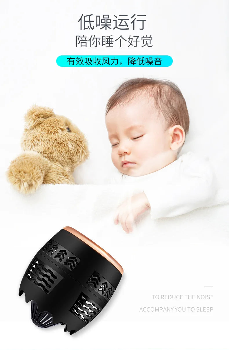 URGGU Portable Double-Blade Turbo USB Fan – 2-Speed Rotatable