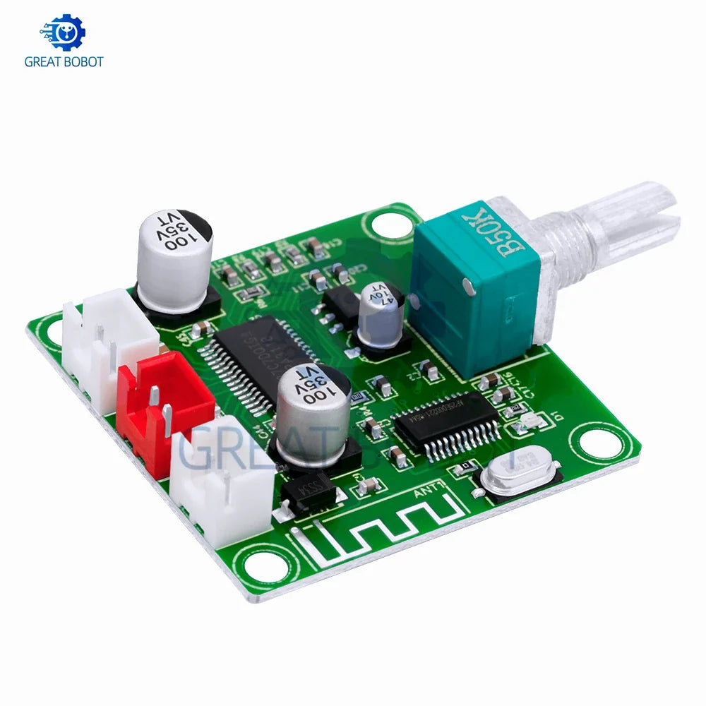 XH-A414 Bluetooth 5.0 Amplifier Board 50W+50W TPA3118D2 DC 12–24V