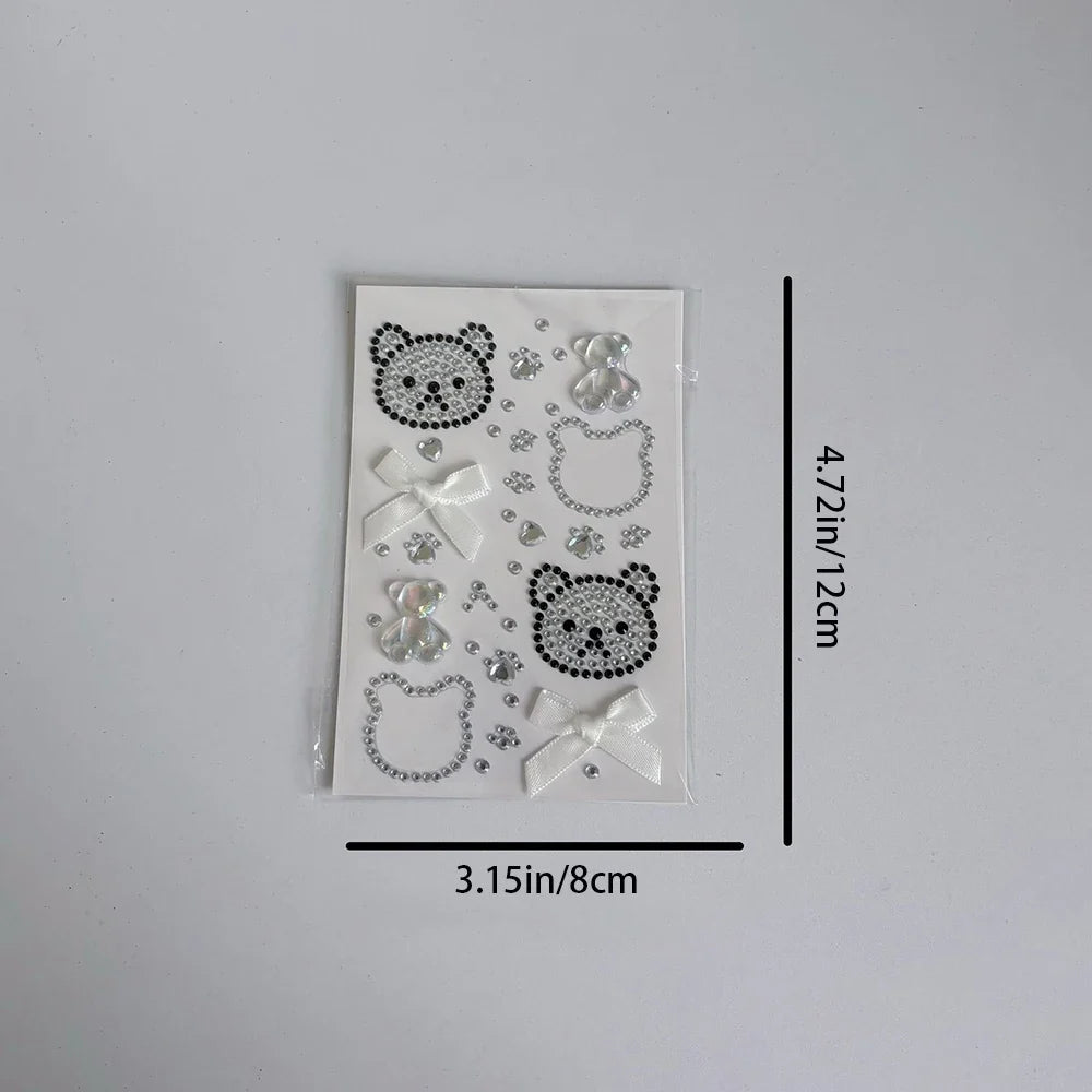 Cute Little Animal Diamond Stickers Concert Support Decoration DIY