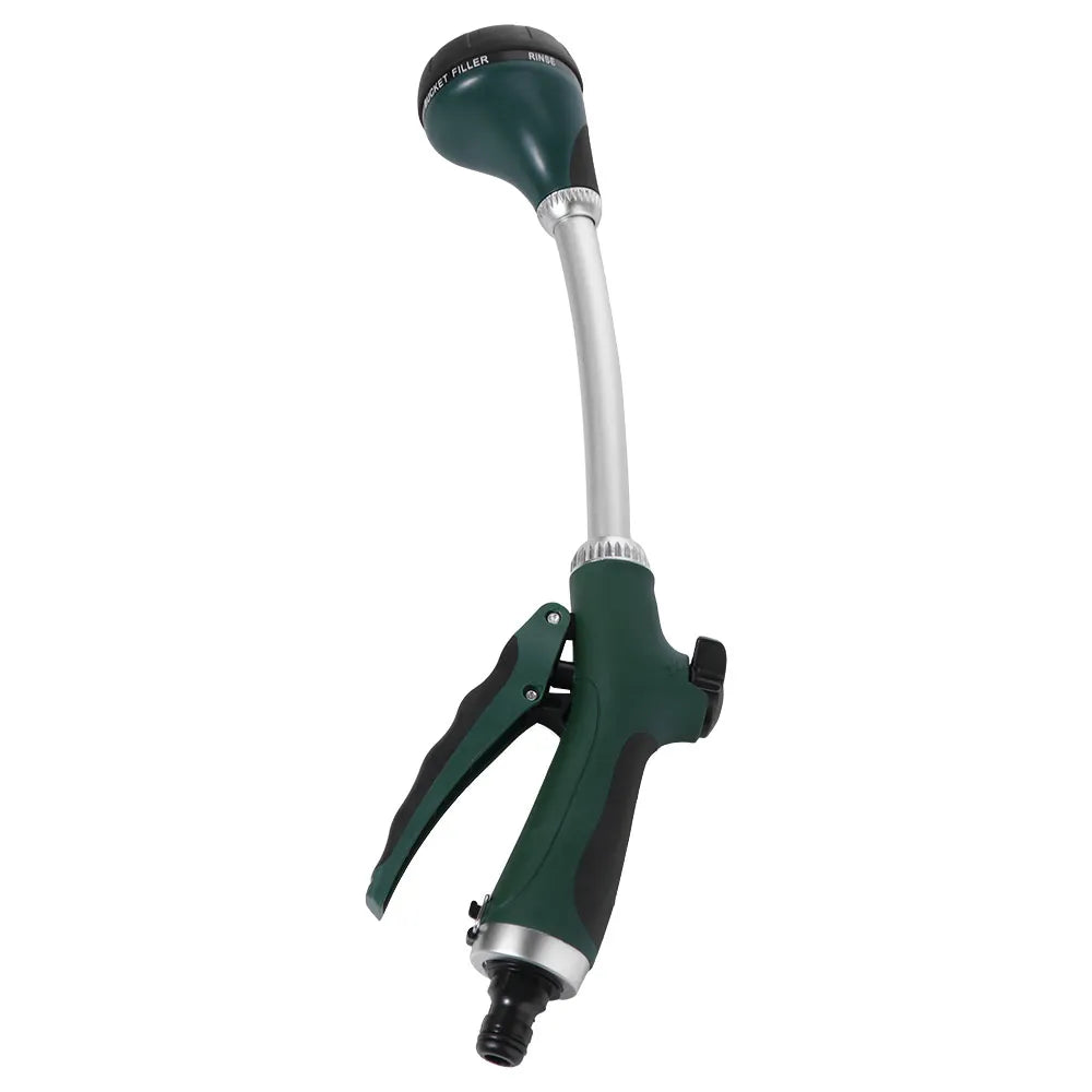 Long Handle Garden Hose Nozzle – 8-Mode Adjustable Spray