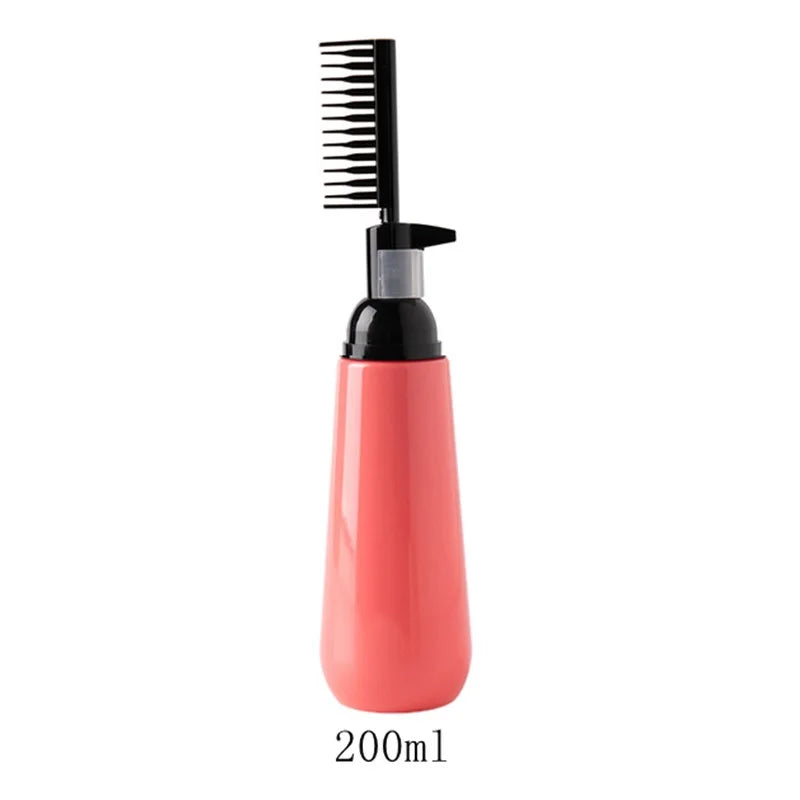 200ml Hair Dye Applicator Bottle with Comb Brush | Salon Tool